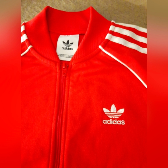ADIDAS Originals Track Jacket Red Sz men's Medium - Picture 2 of 9